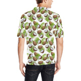Coconut Pattern Print Design 04 Men's All Over Print Polo Shirt