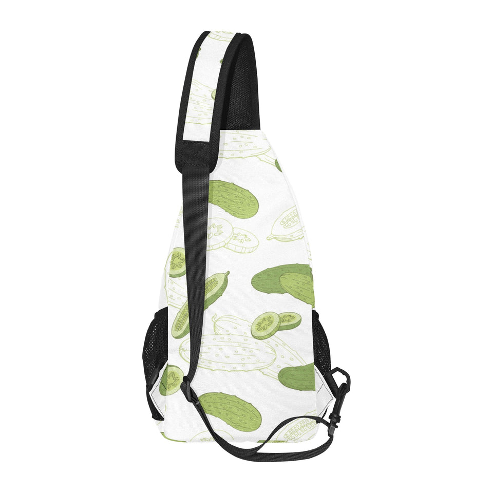 Cucumber sketch pattern All Over Print Chest Bag