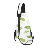 Cucumber sketch pattern All Over Print Chest Bag