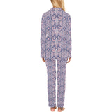 Indian Batik Style pattern Women's Long Pajama Set