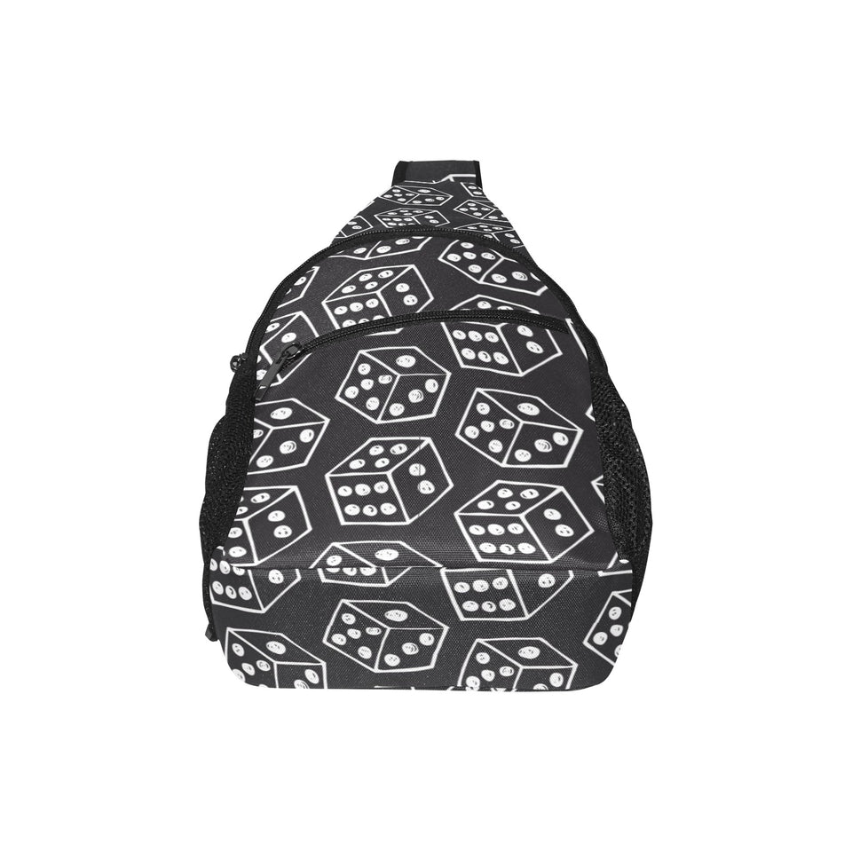 Dice Pattern Print Design 01 All Over Print Chest Bag