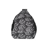 Dice Pattern Print Design 01 All Over Print Chest Bag