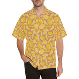 Potato Chips Pattern Print Design 01 Men's All Over Print Hawaiian Shirt (Model T58)