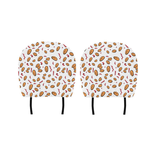 peanuts pattern background Car Headrest Cover