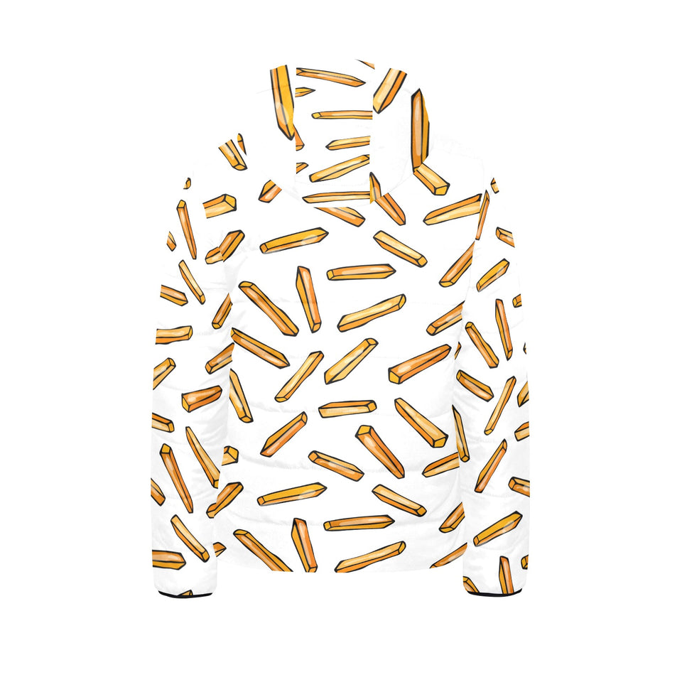 French fries potato pattern Kids' Boys' Girls' Padded Hooded Jacket