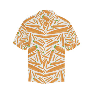 Carrot Pattern Print Design 02 Men's All Over Print Hawaiian Shirt (Model T58)