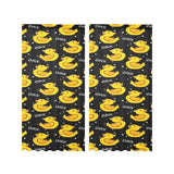 Duck Pattern Print Design 05 Gauze Curtain