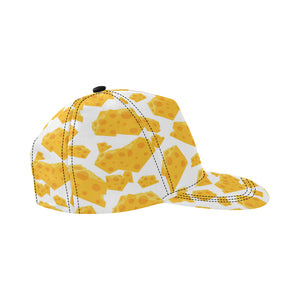 Cheese slice pattern All Over Print Snapback Cap