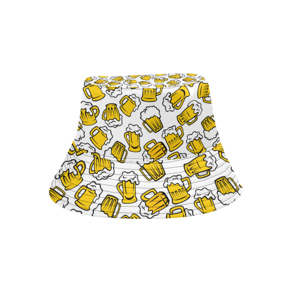 Beer design pattern Unisex Bucket Hat