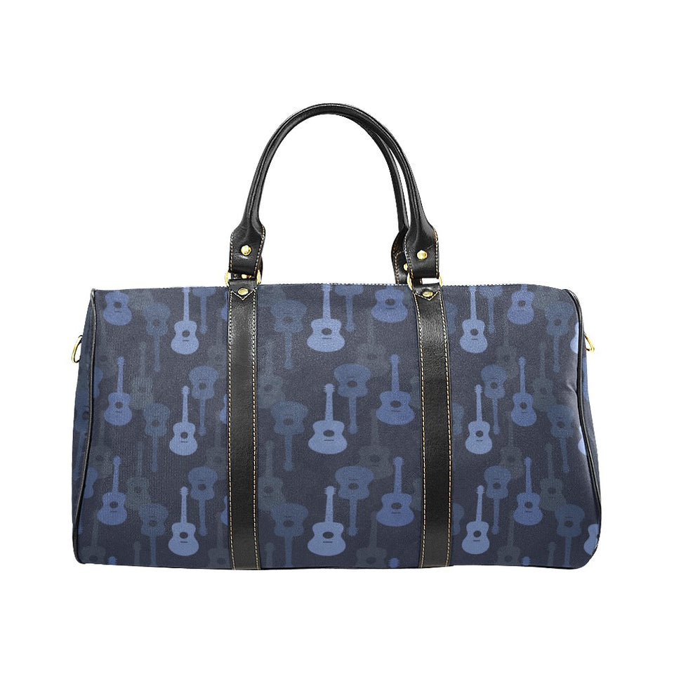 Blue Theme guitar pattern Travel Bag