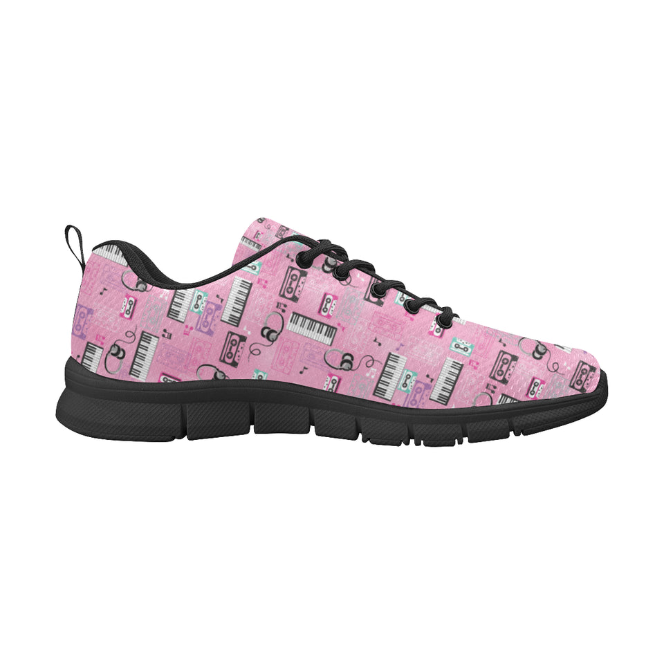 Piano Pattern Print Design 01 Women's Sneaker Shoes