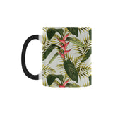 heliconia pattern Morphing Mug Heat Changing Mug