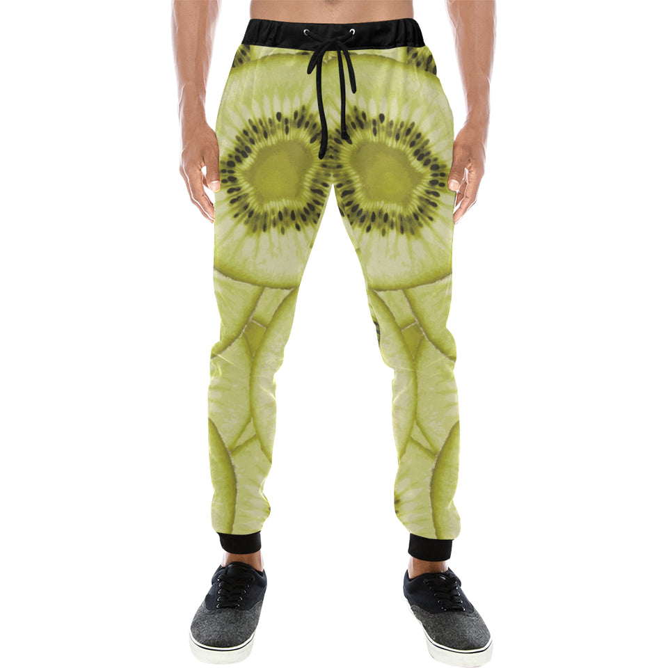 Sliced kiwi pattern Unisex Casual Sweatpants