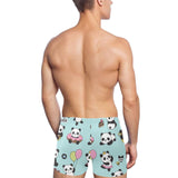 Cute baby panda pattern Men's Swimming Trunks