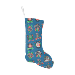 Darts Pattern Print Design 02 Christmas Stocking