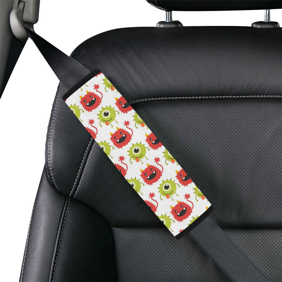Alien Pattern Print Design 05 Car Seat Belt Cover