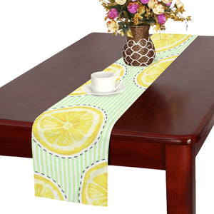 slice of lemon pattern Table Runner