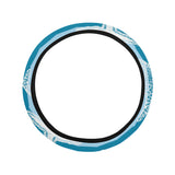 Starfish blue blackground Car Steering Wheel Cover