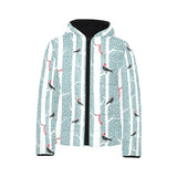 Crows christmas hat scarf Kids' Boys' Girls' Padded Hooded Jacket