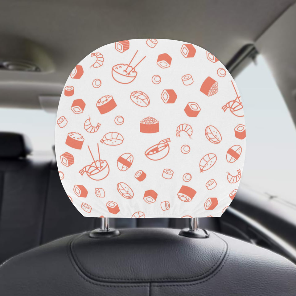 Sushi pattern Car Headrest Cover