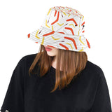 Waterclor boomerang Australian aboriginal ornament Unisex Bucket Hat