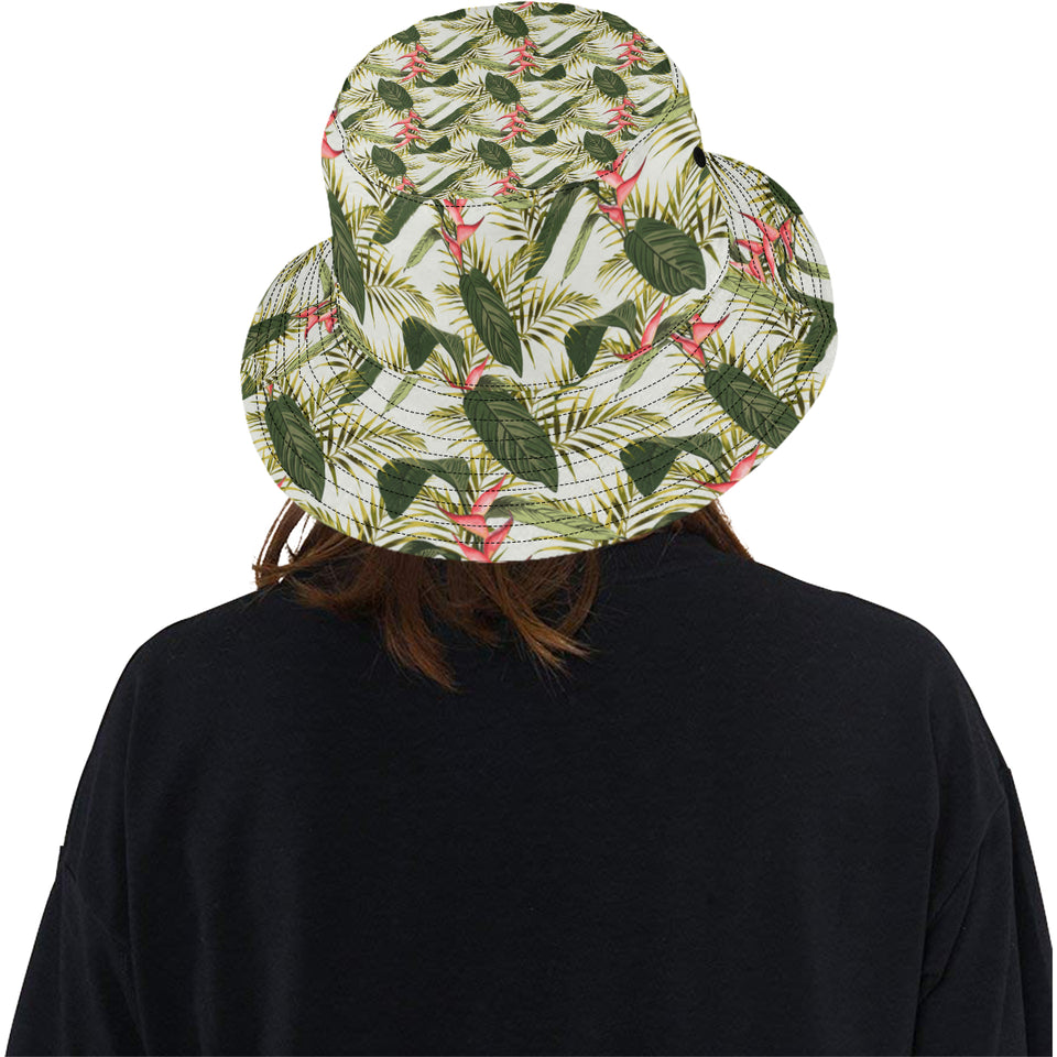 heliconia pattern Unisex Bucket Hat