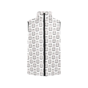 Hippopotamus Pattern Print Design 05 Men's Padded Vest