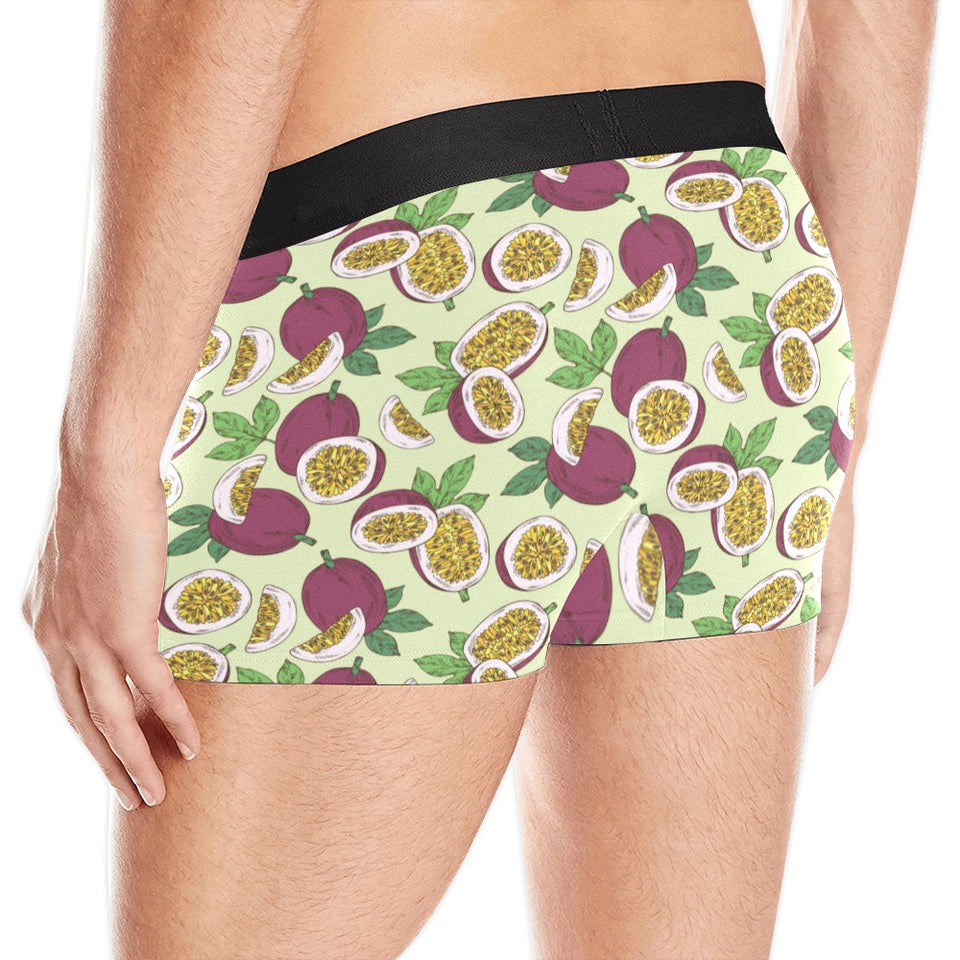 Paassion fruit pattern Men's All Over Print Boxer Briefs Men's Underwear
