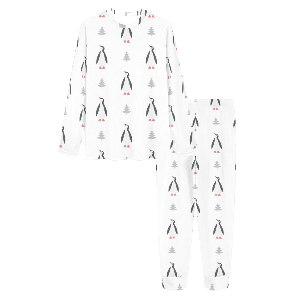 Penguin pattern Women's All Over Print Pajama Set