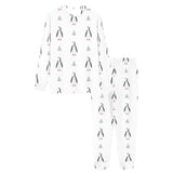 Penguin pattern Women's All Over Print Pajama Set