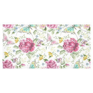 Hand drawn butterfly rose Tablecloth
