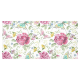Hand drawn butterfly rose Tablecloth