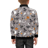 Halloween design pattern Kids' Boys' Girls' Bomber Jacket