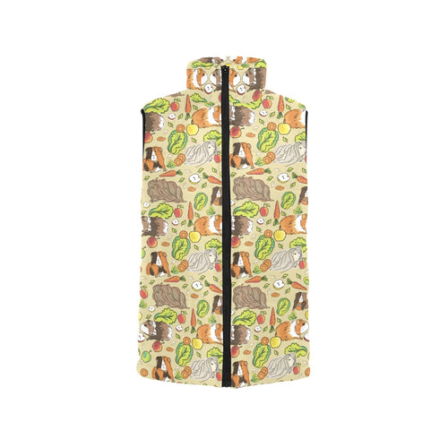 Guinea Pig Pattern Print Design 04 Women's Padded Vest
