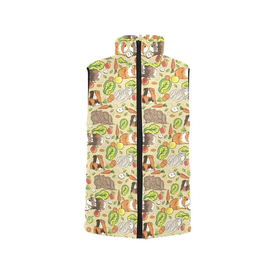 Guinea Pig Pattern Print Design 04 Women's Padded Vest