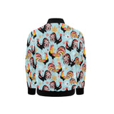 Rooster chicken cock snowfalke Kids' Boys' Girls' Bomber Jacket