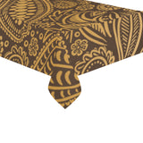 cacao beans tribal polynesian pattern background Tablecloth