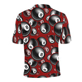 Billiard Ball Pattern Print Design 05 Men's All Over Print Polo Shirt