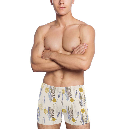Lavender modern pattern blackground Men's Swimming Trunks