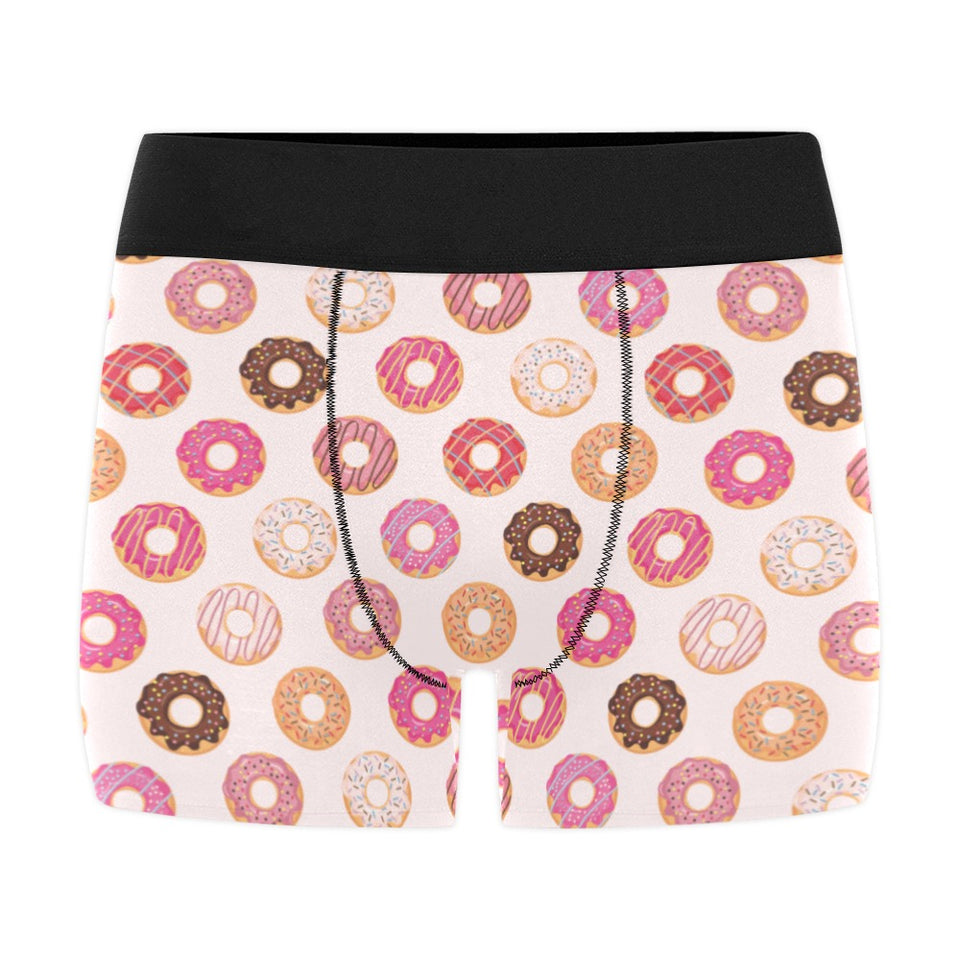 Colorful donut pattern Men's All Over Print Boxer Briefs Men's Underwear