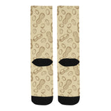 hand drawn peanuts pattern Crew Socks