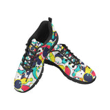 watercolor bowling ball pins Men's Sneaker Shoes