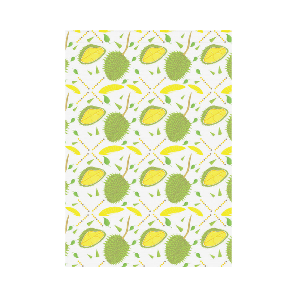 Durian pattern background House Flag Garden Flag