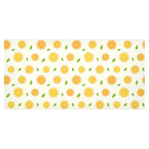 oranges leaves pattern Tablecloth