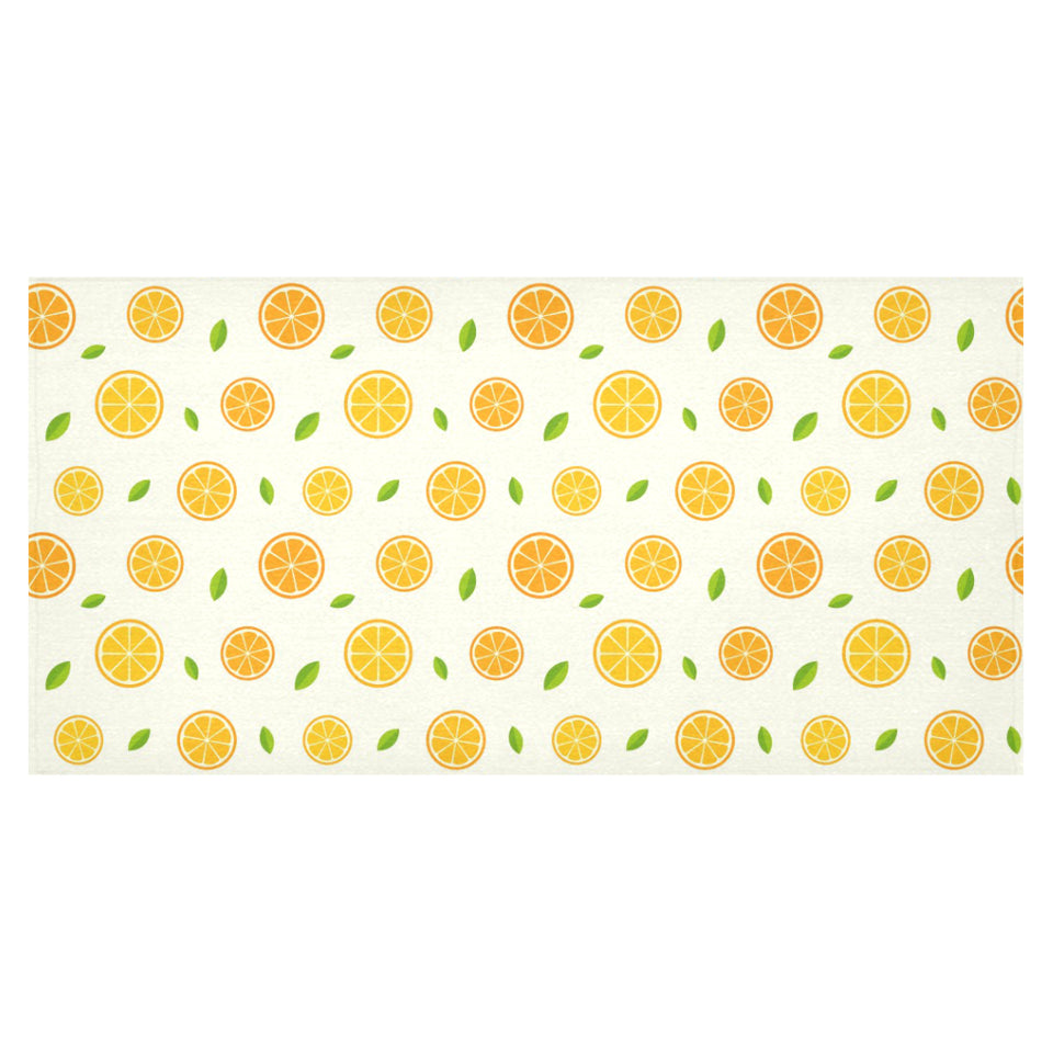 oranges leaves pattern Tablecloth