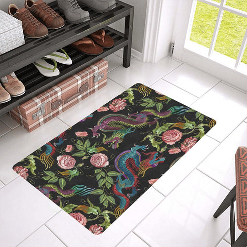 Dragons flower pattern Doormat