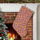 Gear Pattern Print Design 04 Christmas Stocking