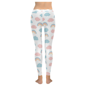 Cute rainbow clound pattern Women's Legging Fulfilled In US