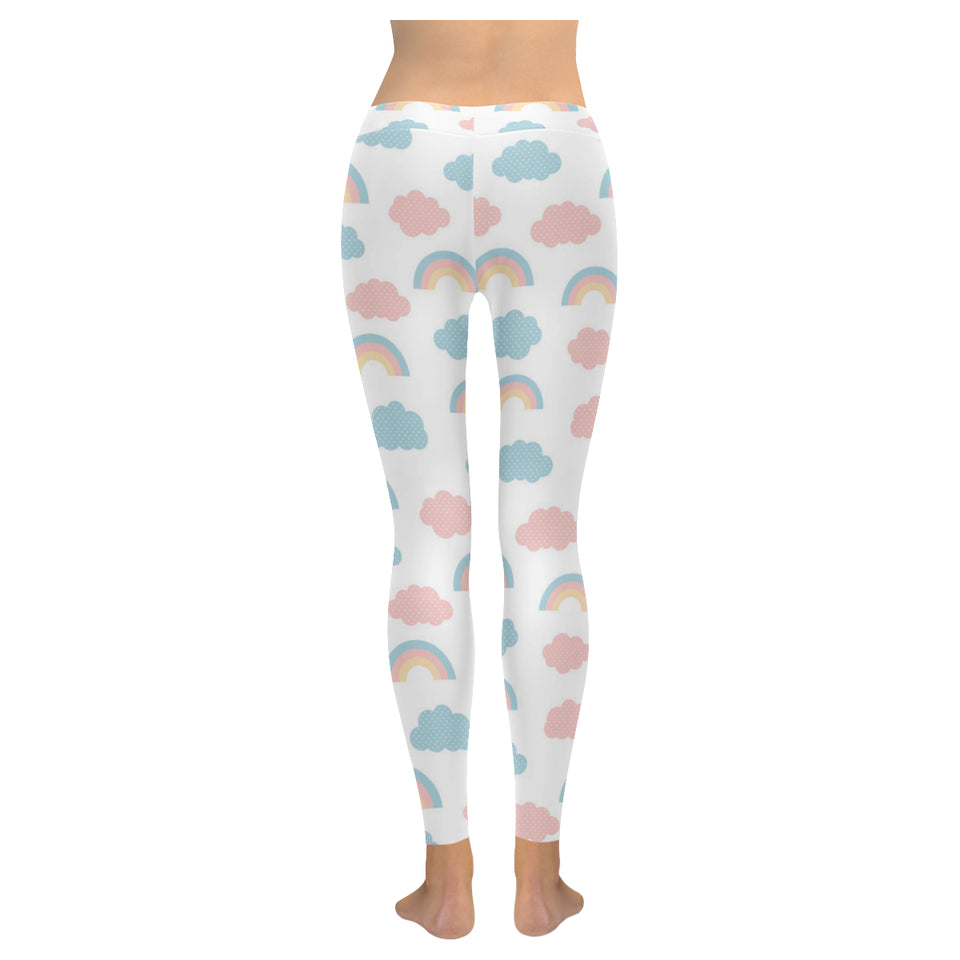 Cute rainbow clound pattern Women's Legging Fulfilled In US