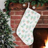Pastel color cactus pattern Christmas Stocking